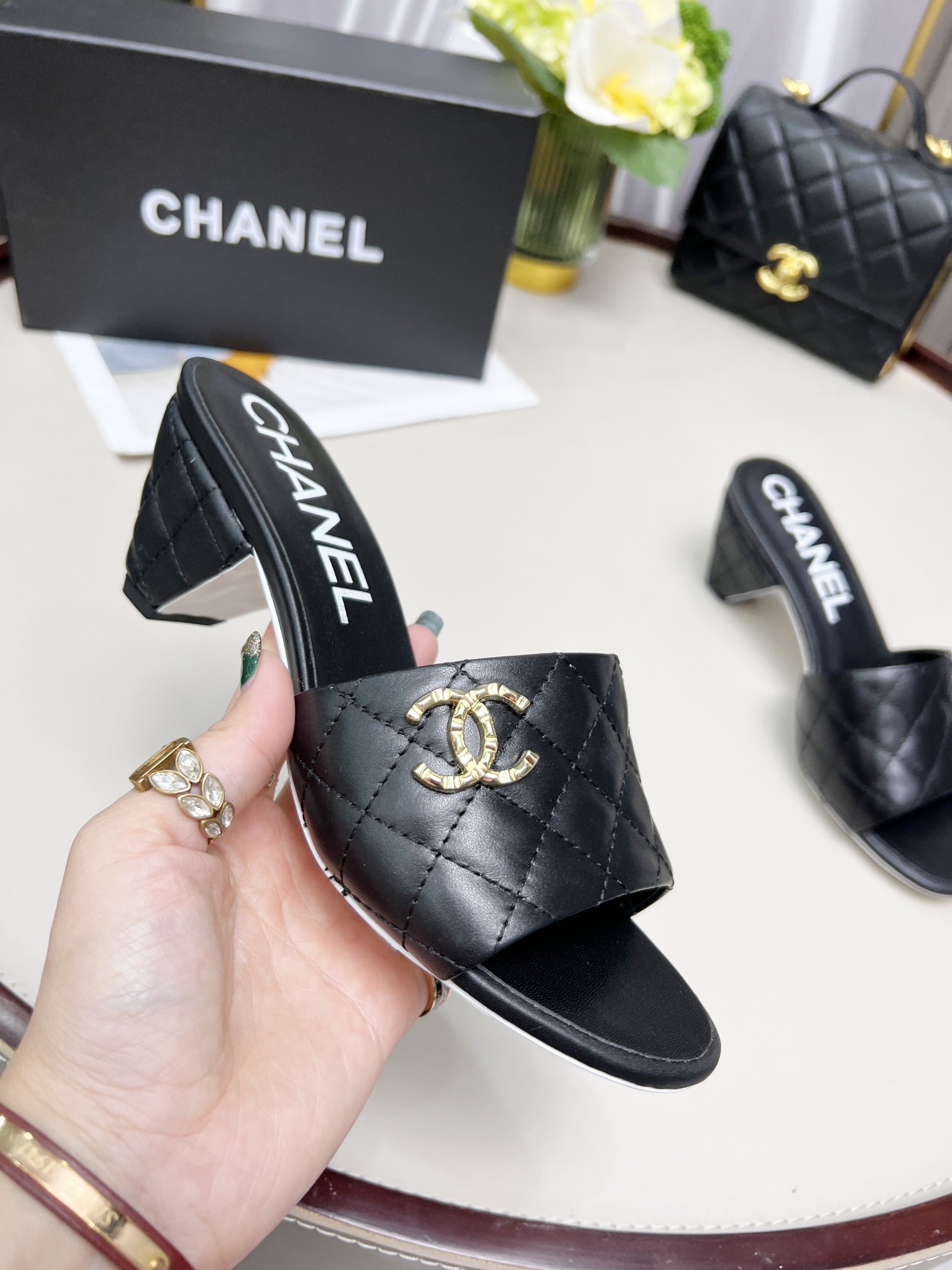 Chanel Mules. Black – Rock Lux Bags