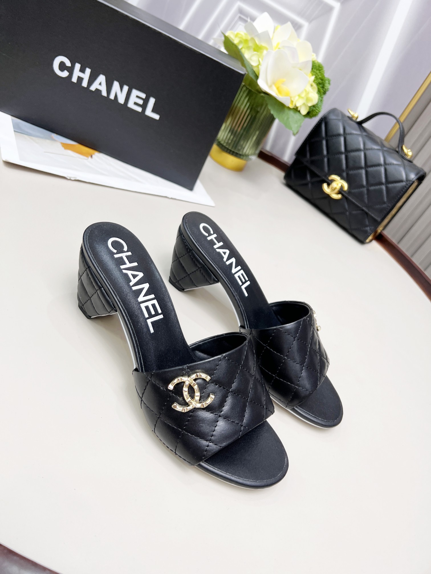Chanel Mules. Black – Rock Lux Bags